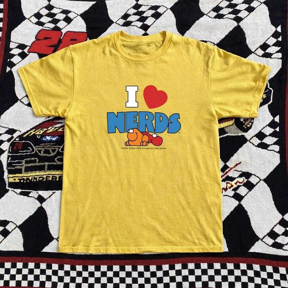 Yellow 90S Nerds Movie Promo T-Shirt